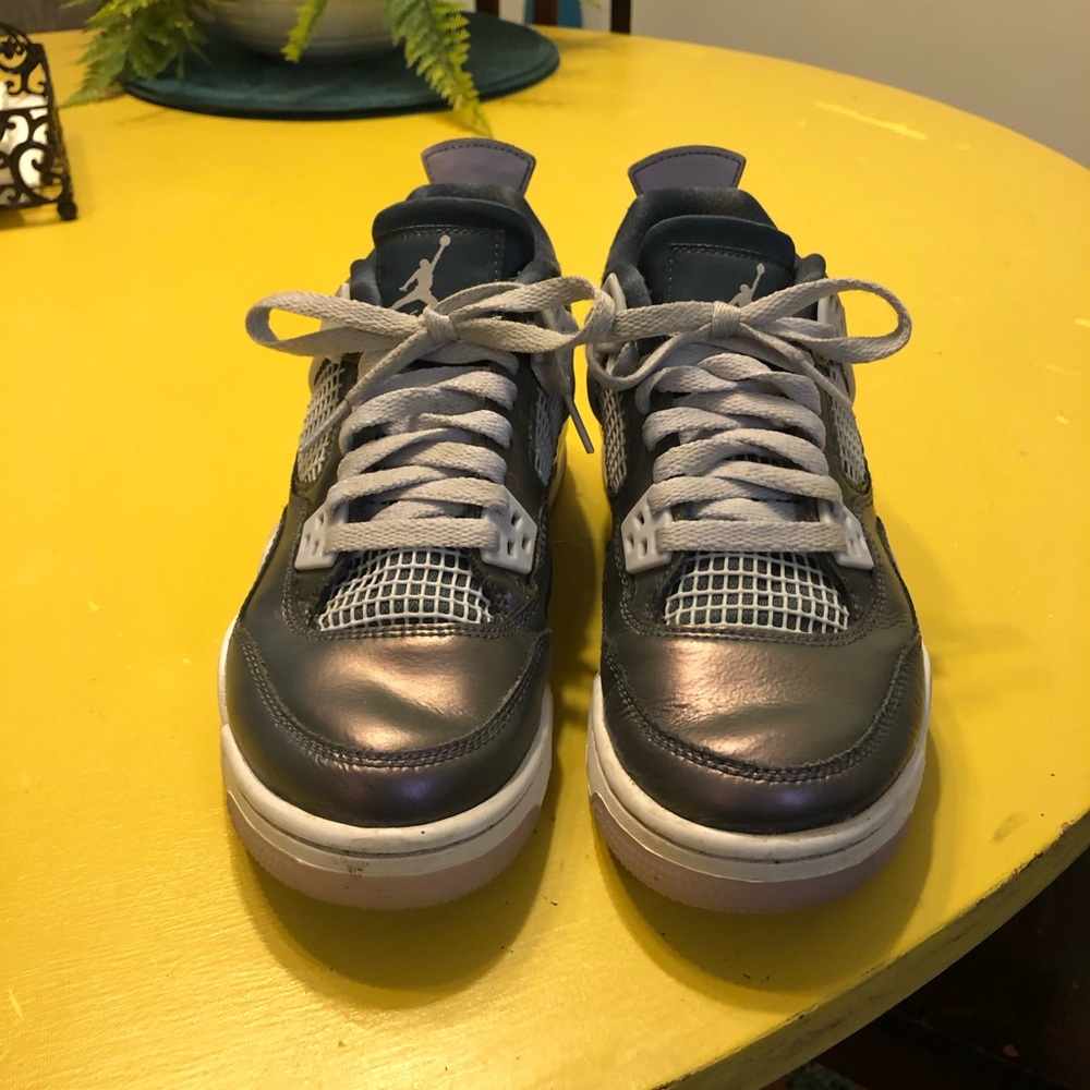 Air Jordan 4G Monsoon Blue shoes EUC